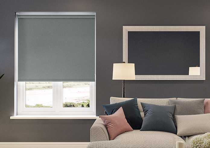 Trinity (FR Blackout), Cosmic Grey - Roller Blind - Image 3